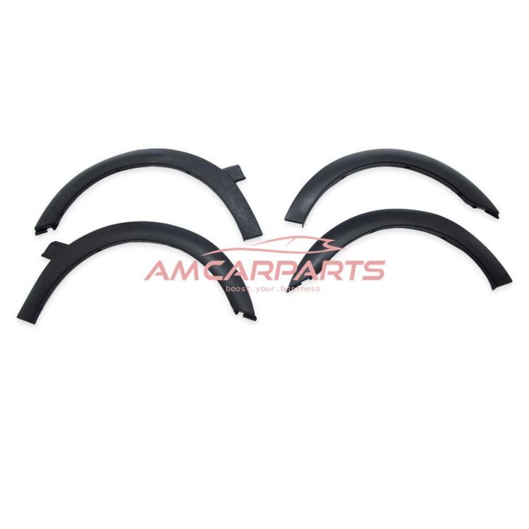 Upgrade Radlaufabdeckung / Radlaufverbreiterung Set für VW Golf 3 91-98 schwarz / matt