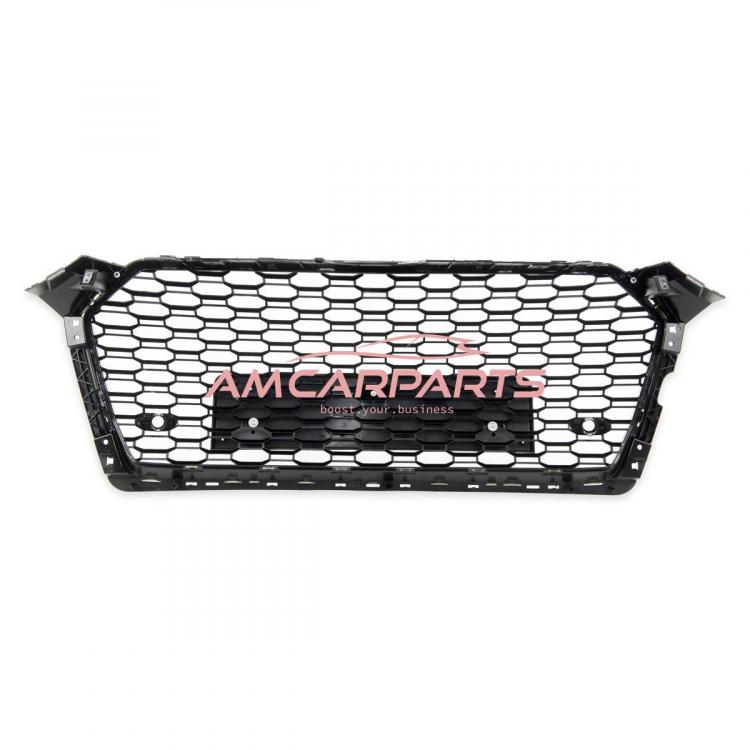 Upgrade Sportgrill / Kühlergrill für Audi A5 (F5) Coupe Cabrio Sportback 2016+ Hochglanz schwarz in Wabendesign