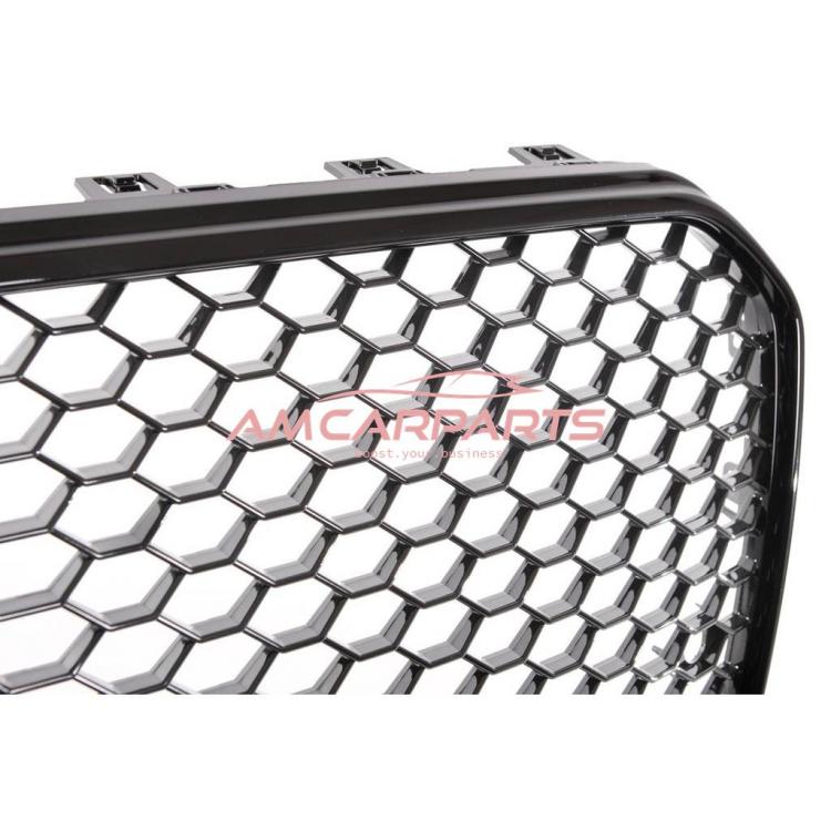 Preview: Upgrade Sportgrill / Kühlergrill für Audi A5 (8T) Facelift Coupe Cabrio Sportback 11-16 Hochglanz-schwarz in Wabendesign