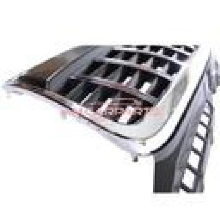 Preview: Upgrade Sportgrill / Kühlergrill für Audi A3 8P 05-08 Chrom/schwarz