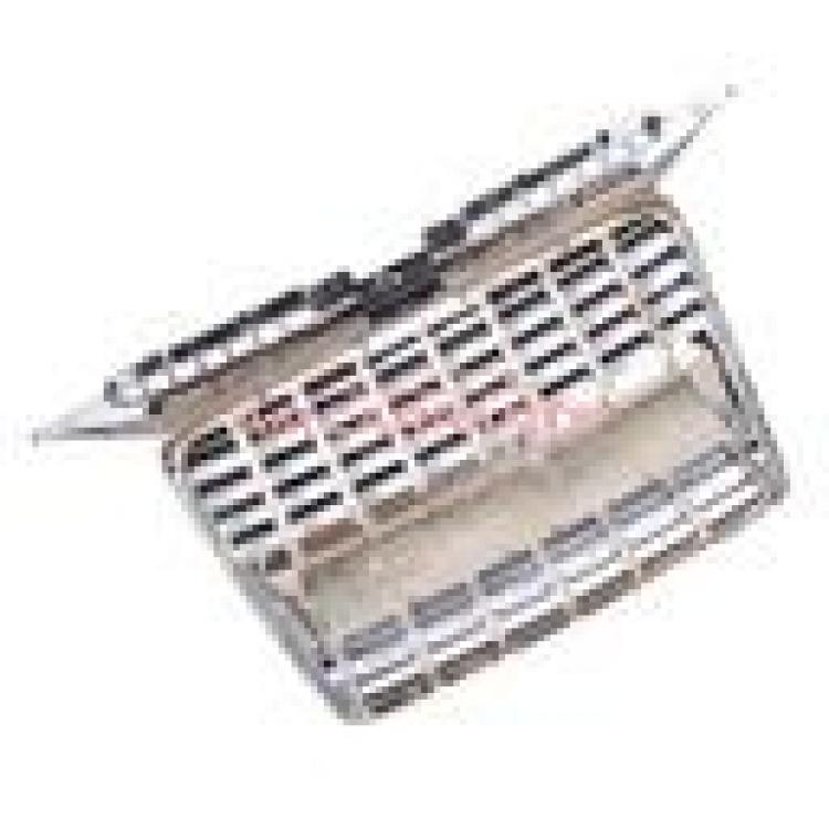 Preview: Upgrade Sportgrill / Kühlergrill für Audi A3 8P 05-08 Chrom/schwarz