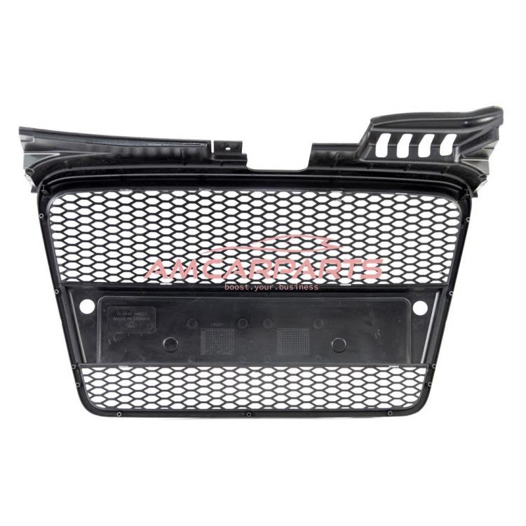 Preview: Upgrade Design Sportgrill / Kühlergrill für Audi A4 B7 05-08 Matt-schwarz in Wabengitter Optik mit PDC
