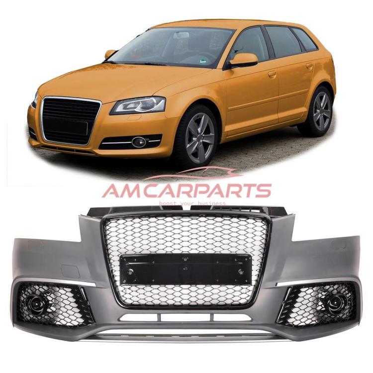 Upgrade Sport Design Frontstoßstange passend für Audi A3 8P Facelift 08-12 inkl. Grill