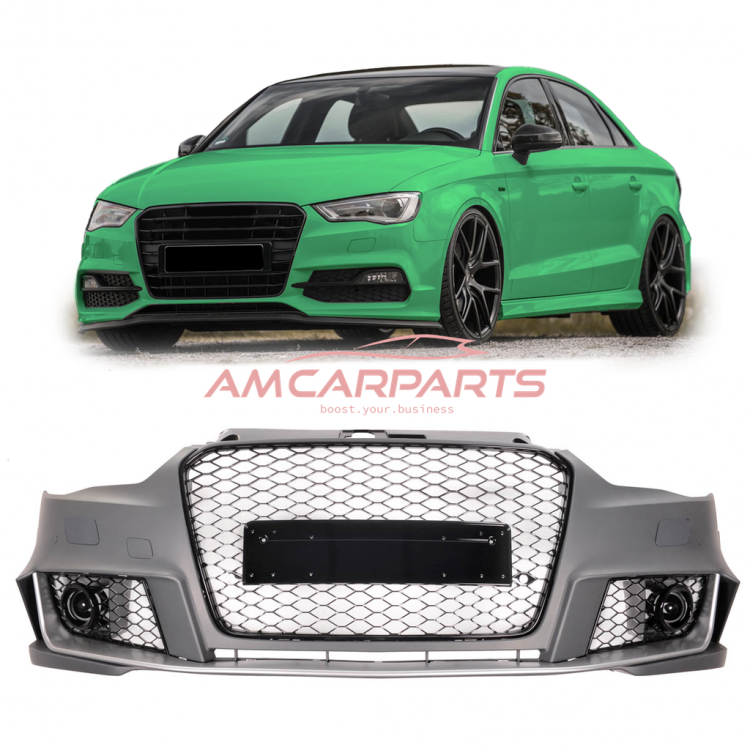 Upgrade Sport Design Frontstoßstange passend für Audi A3 8V 12-16 inkl. Grill+Lippe