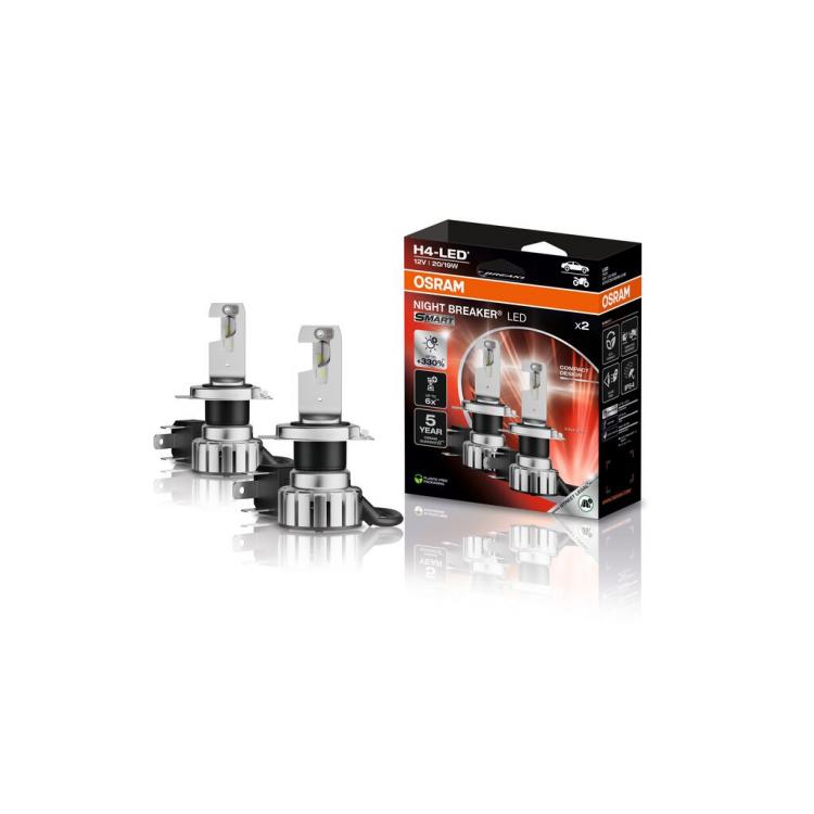 H4 NIGHT BREAKER LED SMART +330% StVZO-Konforme LED 2St. OSRAM