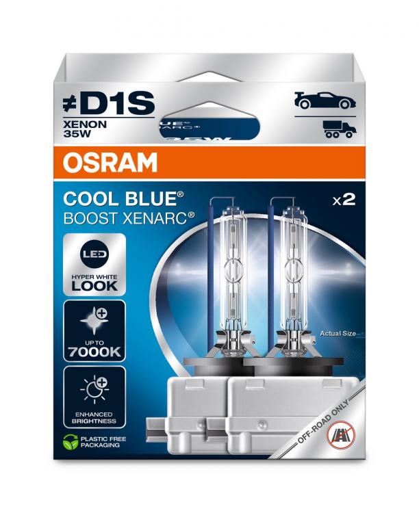 D1S 35W PK32d-2 COOL BLUE BOOST 7000K 2St. OSRAM (NO ECE)