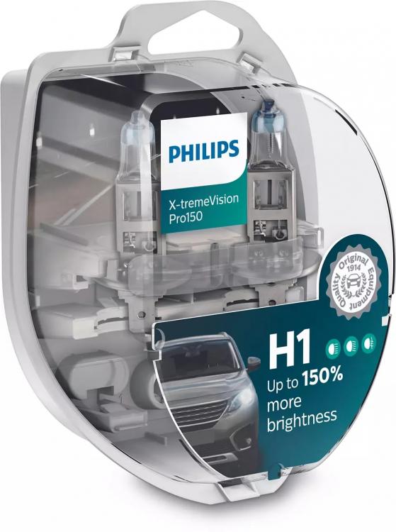 H1 12V 55W P14,5s X-tremeVision Pro150 2 St. Philips