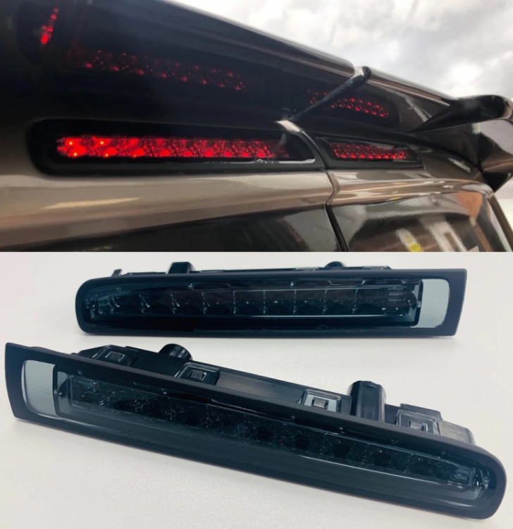 LED Bremsleuchte für VW T6.1 Bus 19+ mit Flügeltüren schwarz smoke