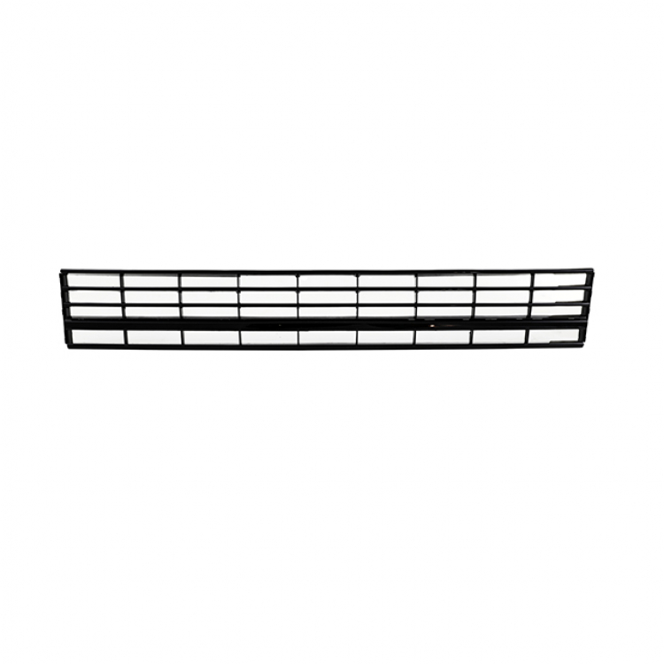 Set Gitter Grill Einsatz Stoßstange vorne unten Hochglanz Schwarz passt für VW T6 ab 2015-2019