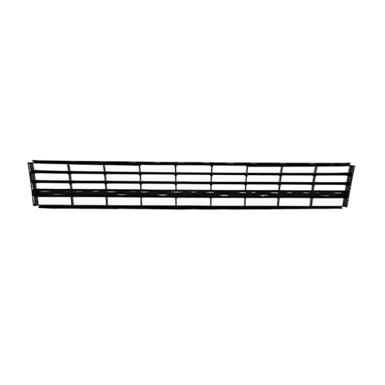 Set Gitter Grill Einsatz Stoßstange vorne unten Hochglanz Schwarz passt für VW T6 ab 2015-2019