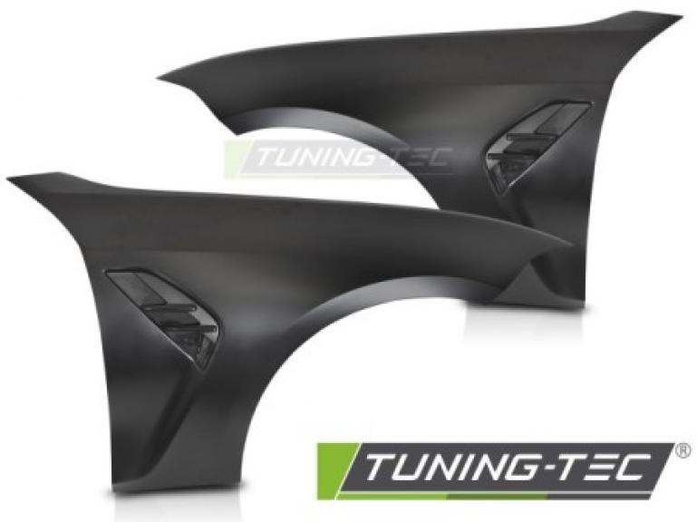 Upgrade Sport Design Kotflügel Vorn (links+rechts) für BMW 3er G20/G21 19-22 mit Lufteinlässen matt schwarz