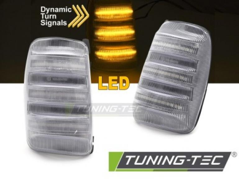 Upgrade Design LED Spiegelblinker Set für Ford Transit 13+ weiß dynamisch
