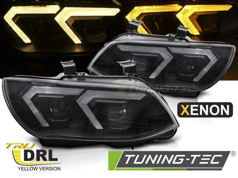 Upgrade Design Xenon LED Tagfahrlicht Scheinwerferset für BMW 3er Coupe/Cabrio E92/E93 LCI 10-13 schwarz