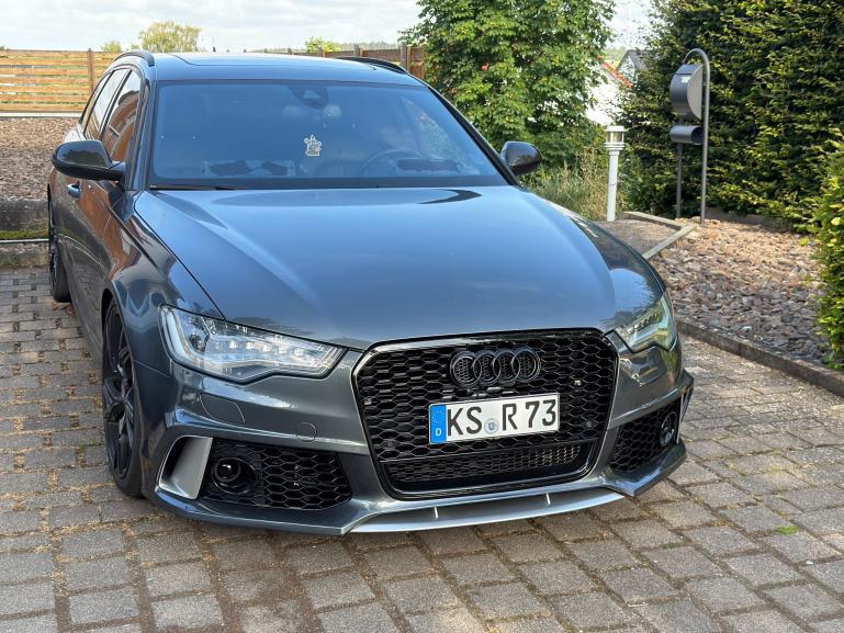 Upgrade Sport Design Frontstoßstange Komplett-Set passend für Audi A6 C7 (4G) Facelift Lim./Avant 14-18 mit PDC + SRA
