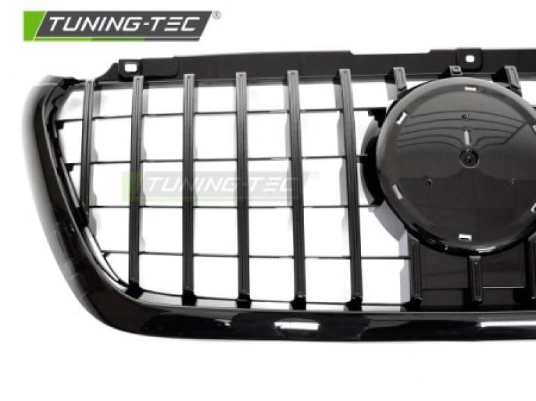 Paket - EXCLUSIVE VOLL LED Tagfahrlicht Scheinwerfer Set passend für Mercedes Benz Sprinter W907/W910 18+ schwarz/chrom +Upgrade Sportgrill / Kühlergrill passend für Mercedes-Benz Sprinter W907 /910 18-23 Hochglanz schwarz