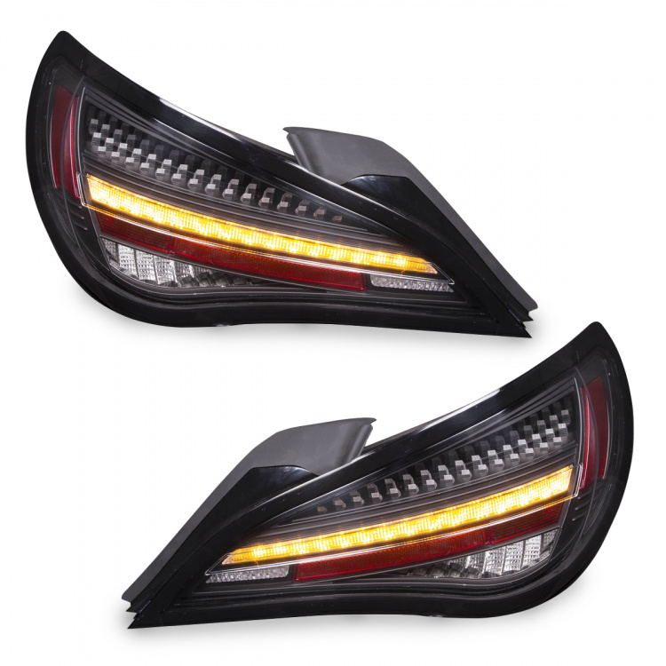 Voll LED Upgrade Design Rückleuchten Set für Mercedes Benz CLA C117 / X117 13-16 schwarz/klar dynamisch