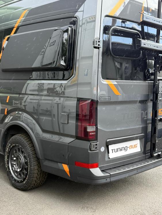 Voll LED Upgrade Design Rückleuchten Set für VW CRAFTER / MAN TGE 2017+ rot/rauch mit dyn.Blinker
