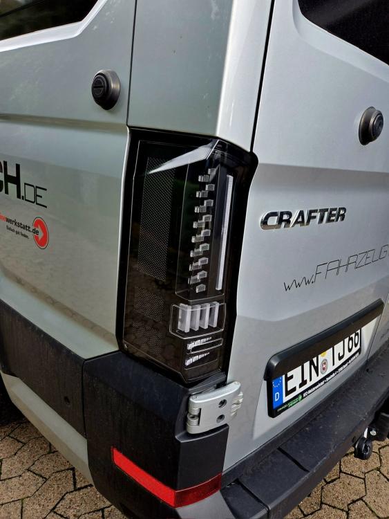 Voll LED Upgrade Rückleuchten Black für VW CRAFTER / MAN TGE 2017+