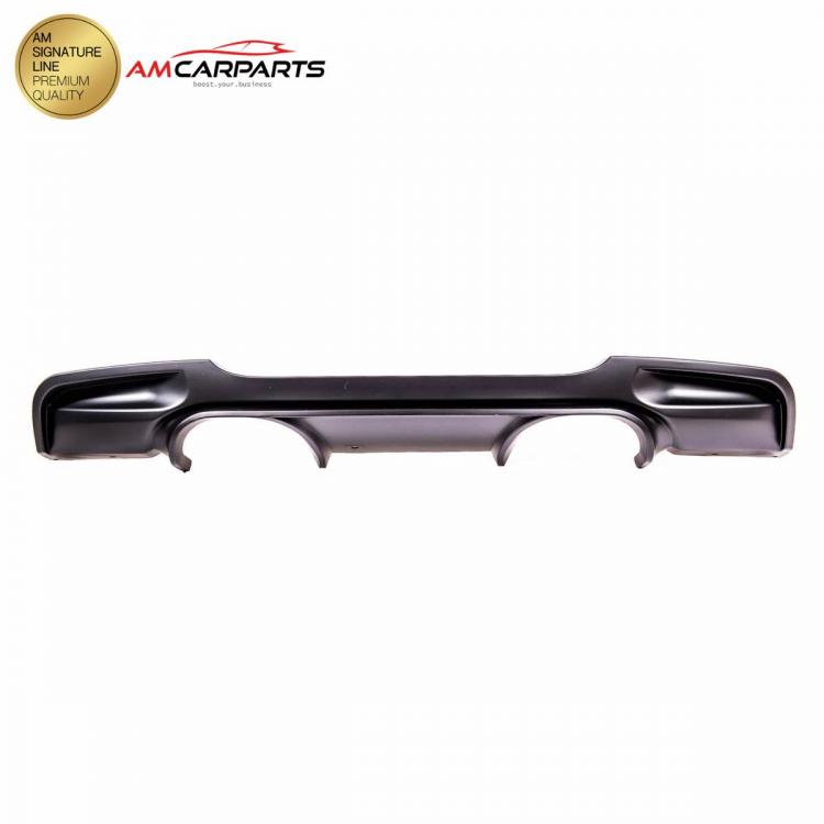 Preview: Upgrade Sport Design Heck Diffusor passend für BMW 3er E90 / E91 Limousine / Touring 05-11 Matt schwarz