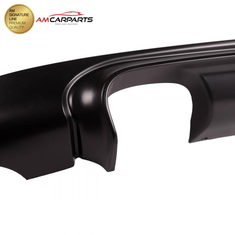 Preview: Upgrade Sport Design Heck Diffusor passend für BMW 3er E46 Limousine / Touring / Coupe / Cabrio 98-06 Matt schwarz