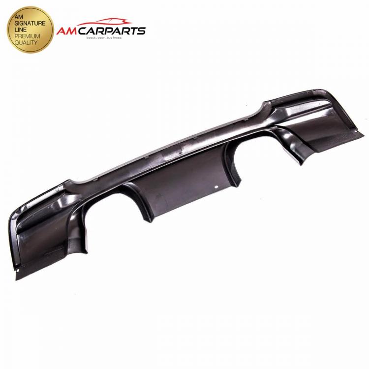 Upgrade Sport Design Heck Diffusor passend für BMW 3er E92 / E93 Coupe / Cabrio 06-13 Matt schwarz