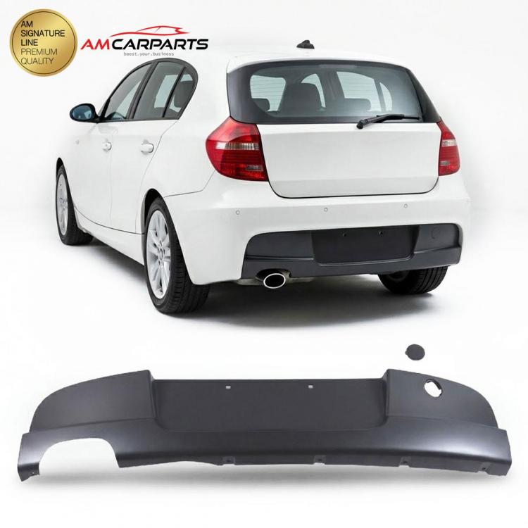 Upgrade Sport Design Heck Diffusor passend für BMW 1er E81 / E87 04-11 Matt schwarz