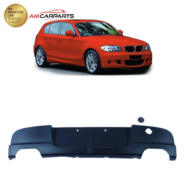 Upgrade Sport Design Heck Diffusor passend für BMW 1er E81 / E87 04-11 Matt schwarz