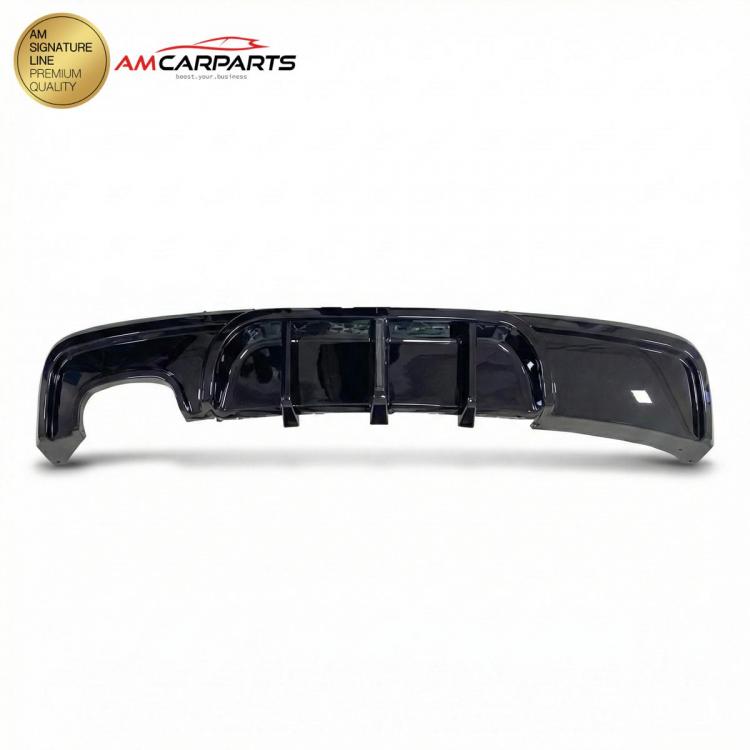Upgrade Sport Design Heck Diffusor passend für BMW 1er E82 / E88 Coupe / Cabrio 07-13 Hochglanz schwarz