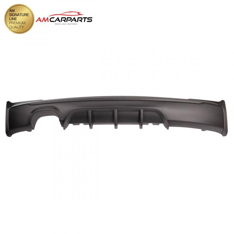 Upgrade Sport Design Heck Diffusor passend für BMW 2er F22 / F23 Coupe / Cabrio 13-21 Matt schwarz