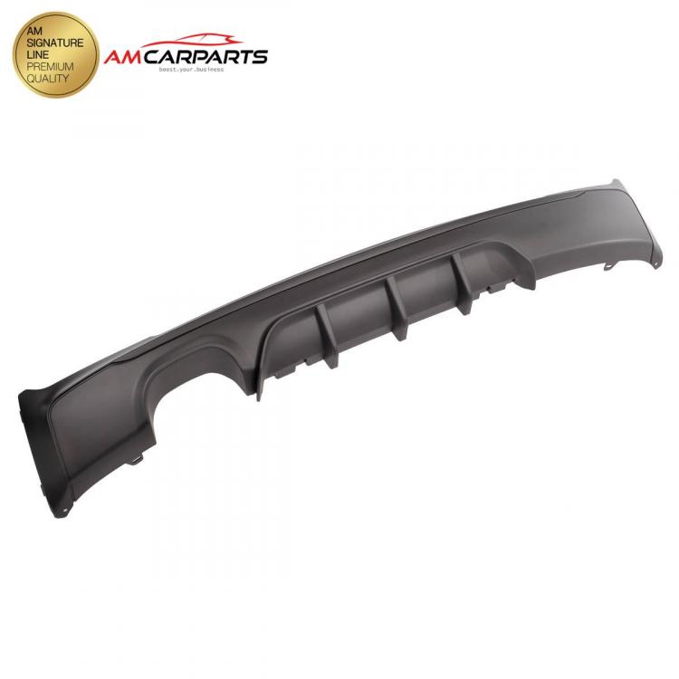 Upgrade Sport Design Heck Diffusor passend für BMW 2er F22 / F23 Coupe / Cabrio 13-21 Matt schwarz