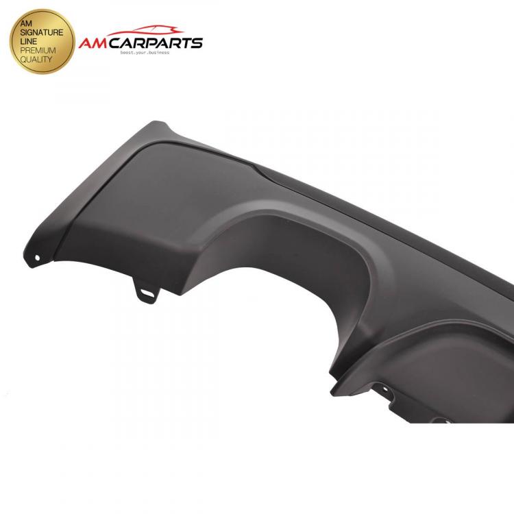 Upgrade Sport Design Heck Diffusor passend für BMW 2er F22 / F23 Coupe / Cabrio 13-21 Matt schwarz