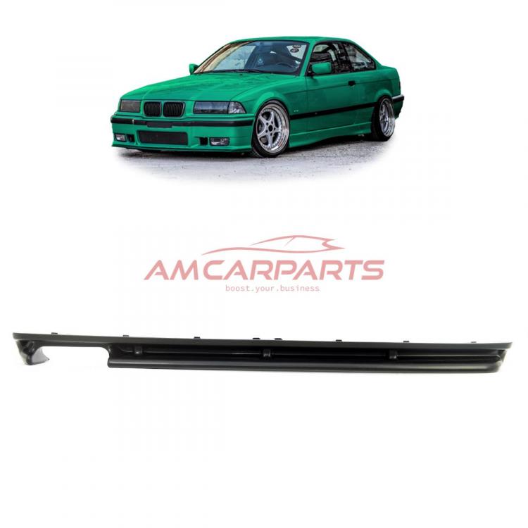 Upgrade Sport Design Heck Diffusor passend für BMW 3er E36 Limousine / Touring / Coupe / Cabrio 91-00 Hochglanz schwarz