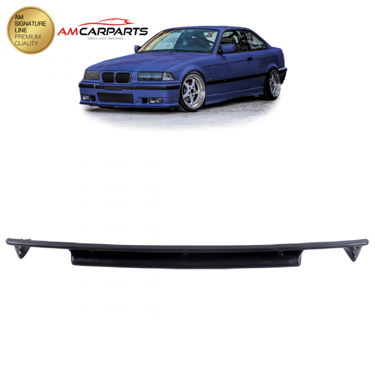 Upgrade Sport Design Heck Diffusor passend für BMW 3er E36 Limousine / Touring / Coupe / Cabrio 91-99 Matt schwarz