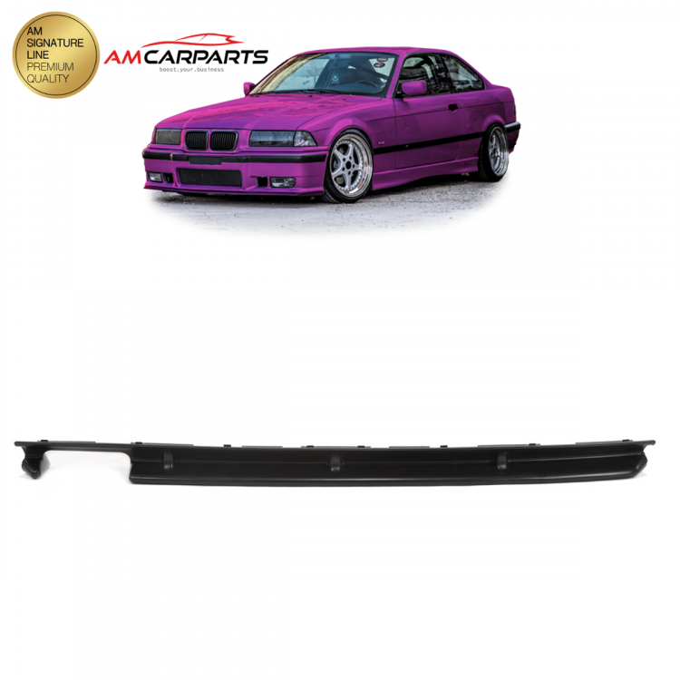 Upgrade Sport Design Heck Diffusor passend für BMW 3er E36 Limousine / Touring / Coupe / Cabrio 91-99 Matt schwarz