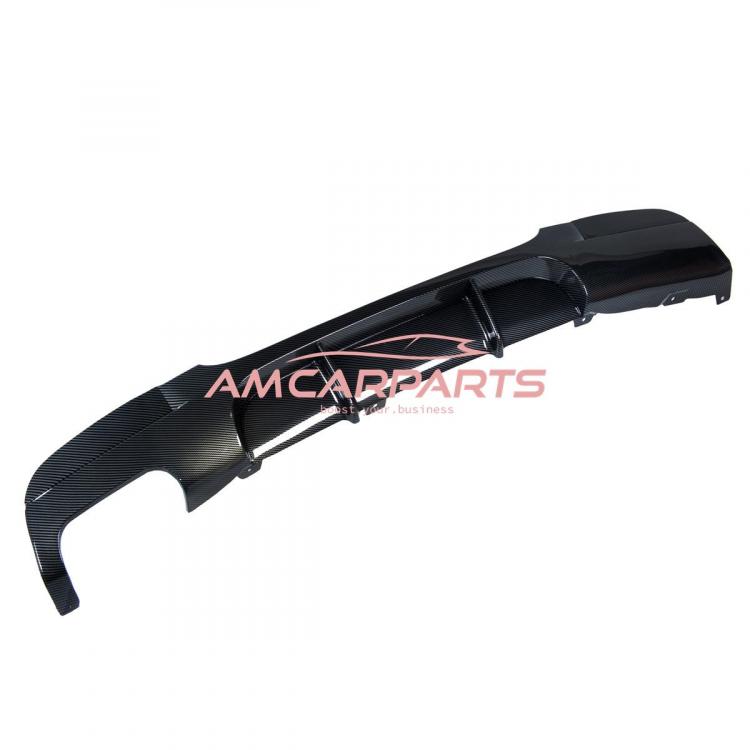 Preview: Upgrade Sport Design Heck Diffusor passend für BMW 3er E90 / E91 Limousine / Touring 04-11 Carbon-Optik