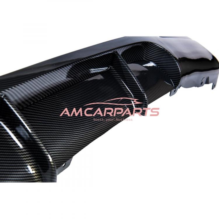 Preview: Upgrade Sport Design Heck Diffusor passend für BMW 3er E90 / E91 Limousine / Touring 04-11 Carbon-Optik