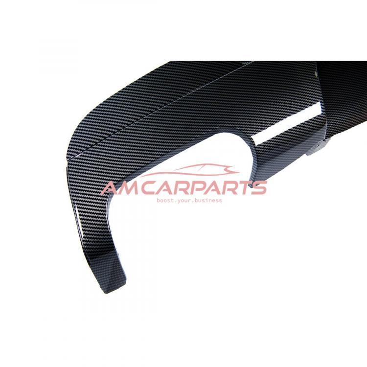 Upgrade Sport Design Heck Diffusor passend für BMW 3er E90 / E91 Limousine / Touring 04-11 Carbon-Optik