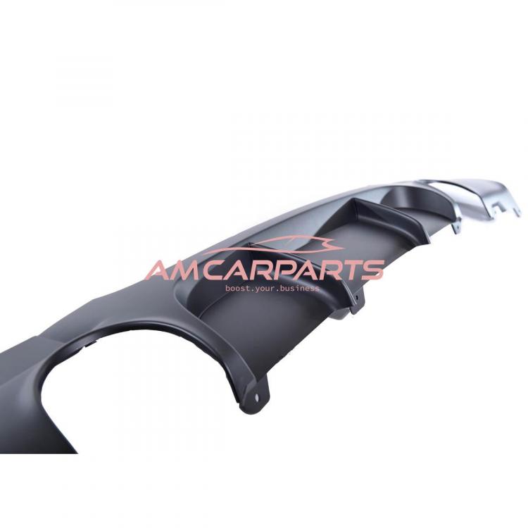 Preview: Upgrade Sport Design Heck Diffusor passend für BMW 3er E90 / E91 Limousine / Touring 05-11 Matt schwarz