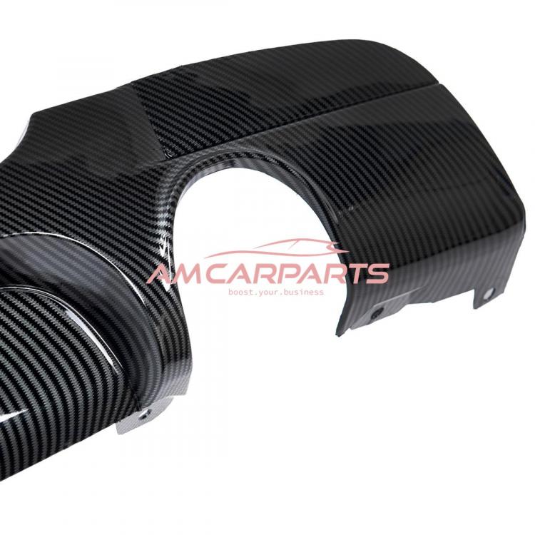 Preview: Upgrade Sport Design Heck Diffusor passend für BMW 3er E90 / E91 Limousine / Touring 04-11 Carbon-Optik