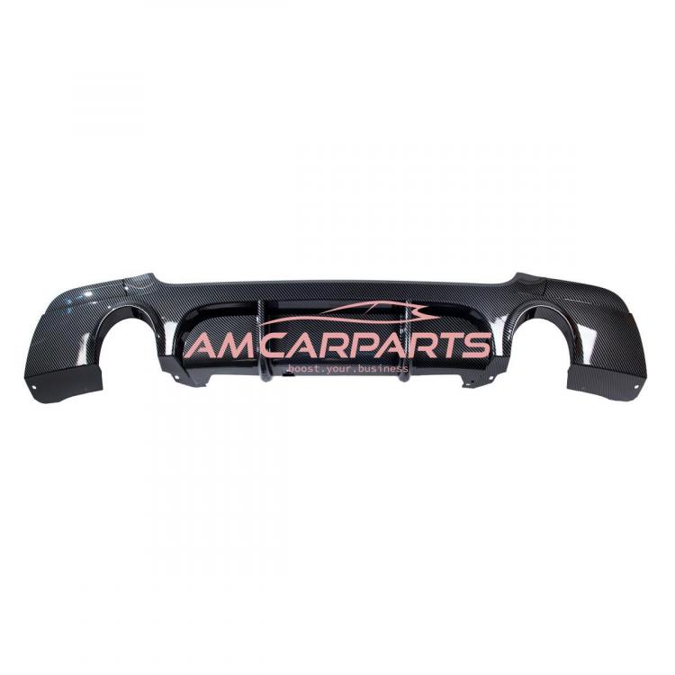 Preview: Upgrade Sport Design Heck Diffusor passend für BMW 3er E92 / E93 Coupe / Cabrio 06-13 Carbon-Optik