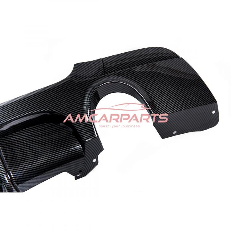 Upgrade Sport Design Heck Diffusor passend für BMW 3er E92 / E93 Coupe / Cabrio 06-13 Carbon-Optik