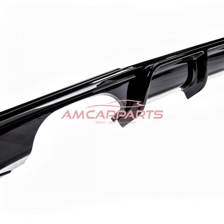 Preview: Upgrade Sport Design Heck Diffusor passend für BMW 3er F30 / F31 Limousine / Touring 11-18 Hochglanz schwarz