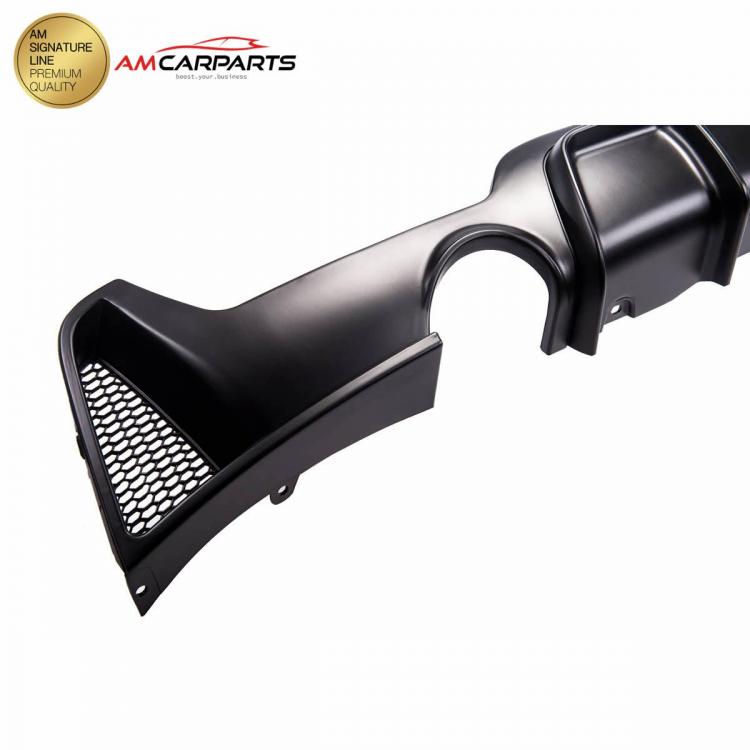 Preview: Upgrade Sport Design Heck Diffusor passend für BMW 4er F32 / F33 / F36 Coupe / Cabrio 13-21 Matt schwarz