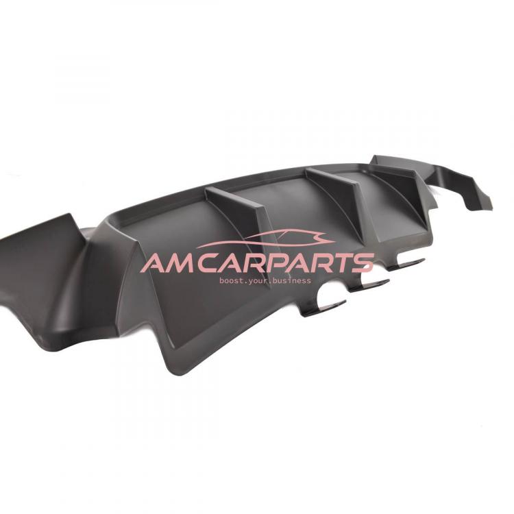 Upgrade Sport Design Heck Diffusor passend für BMW 5er F10 / F11 Limousine / Touring 09-16 Matt schwarz