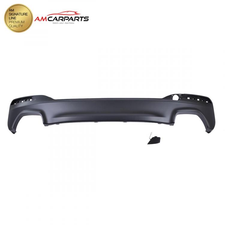 Preview: Upgrade Sport Design Heck Diffusor passend für BMW 5er G30 / G31 Vor-Facelift Limousine / Touring 16-20 Matt schwarz