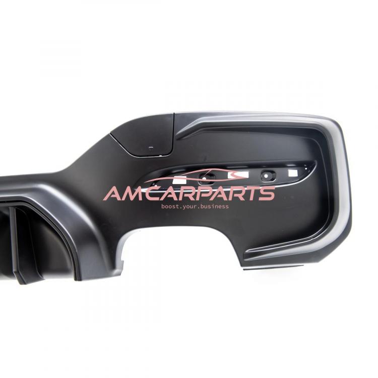 Preview: Upgrade Sport Design Heck Diffusor passend für BMW 1er F20 / F21 Facelift 15-19 Matt schwarz