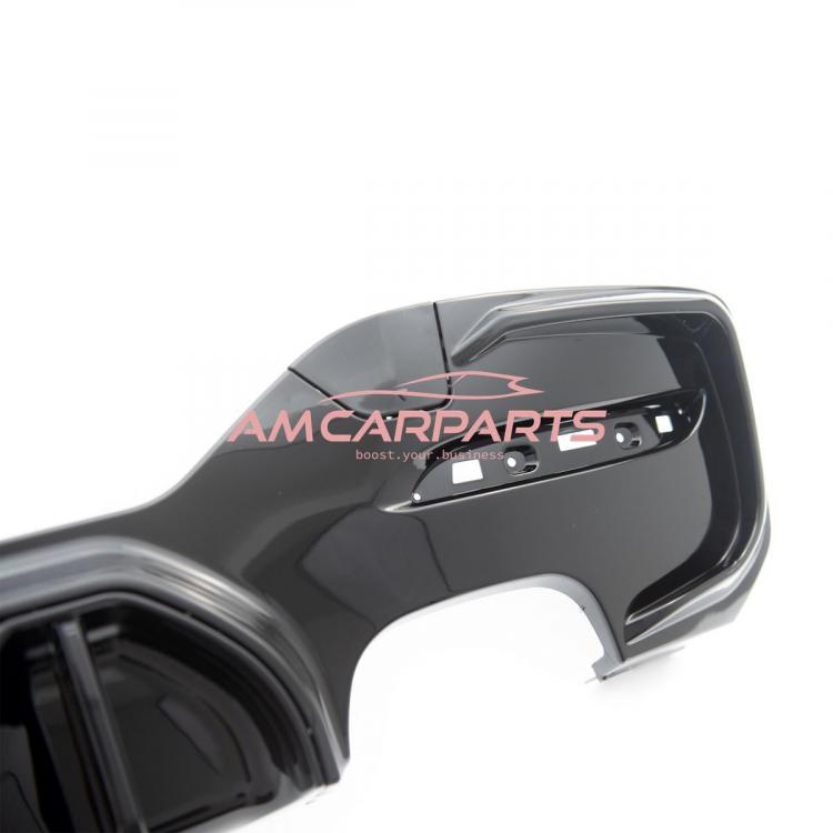 Preview: Upgrade Sport Design Heck Diffusor passend für BMW 1er F20 / F21 Facelift 15-19 Hochglanz schwarz