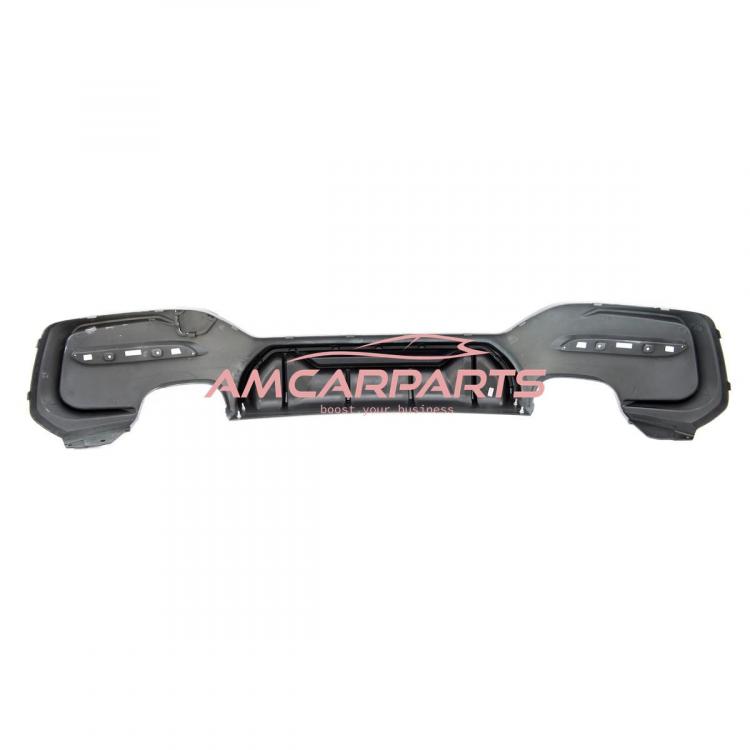 Upgrade Sport Design Heck Diffusor passend für BMW 1er F20 / F21 Facelift 15-19 Hochglanz schwarz