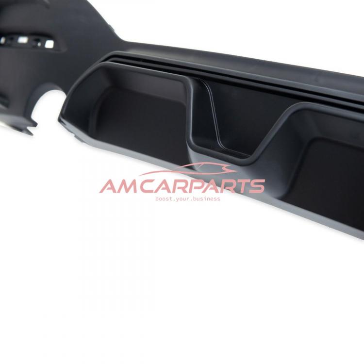 Upgrade Sport Design Heck Diffusor passend für BMW 1er F20 / F21 Facelift 15-19 Matt schwarz