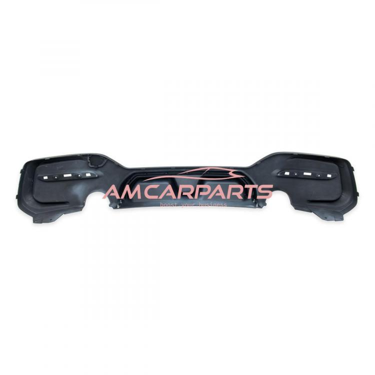 Upgrade Sport Design Heck Diffusor passend für BMW 1er F20 / F21 Facelift 15-19 Matt schwarz